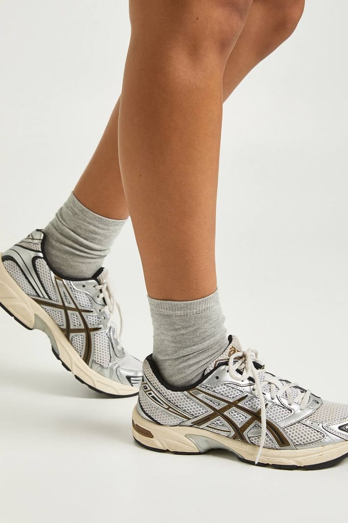 boohoo Dames Monochroom sportsokken 5-pack | Grijs