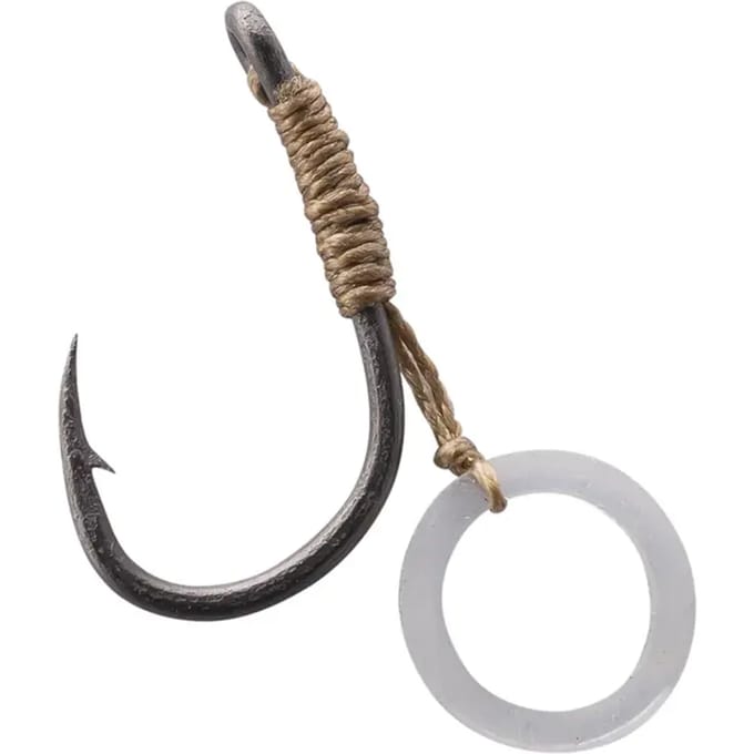 Korum Banded Hook Hairs Barbed (5 pcs) - Maat : 8