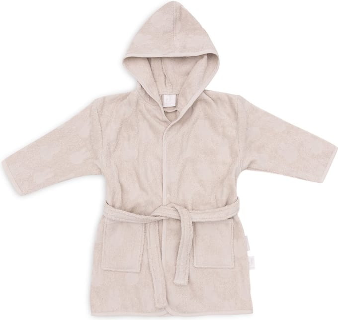 Jollein Badjas Badstof 1-2 jaar Miffy Jacquard Nougat