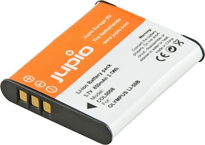 Jupio Li-50B/ D-Li92/ DB-100/ NP-150/ LB-050 850 mAh - Accu Camera