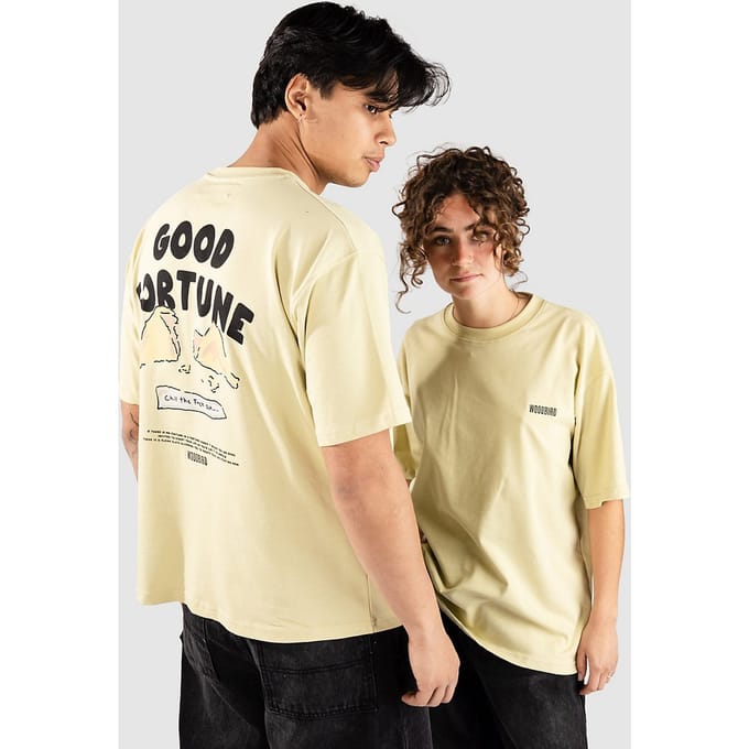 Woodbird Wbbaine fortune tee 2516-416 dusty lime
