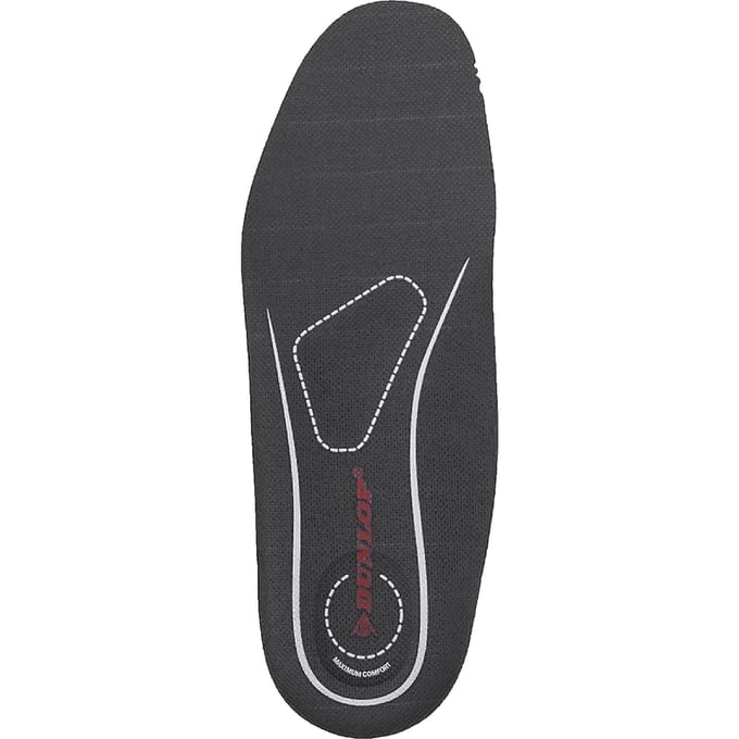 Dunlop Volwassenen Unisex Premium Insoles (Zwart)