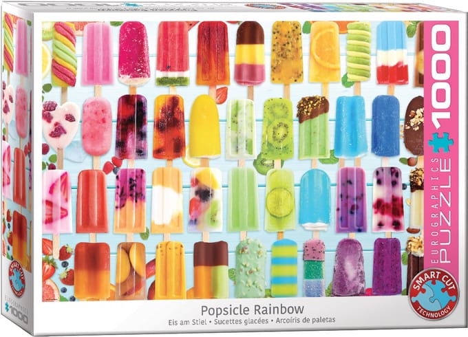 Eurographics - IJslolly Regenboog [Popsicle Rainbow] - 1000 stukjes 68×48cm (b×h) - Legpuzzel