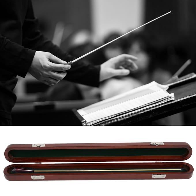 Rood Sandelhout Baton High-End Muziekdirigent Baton Doos black