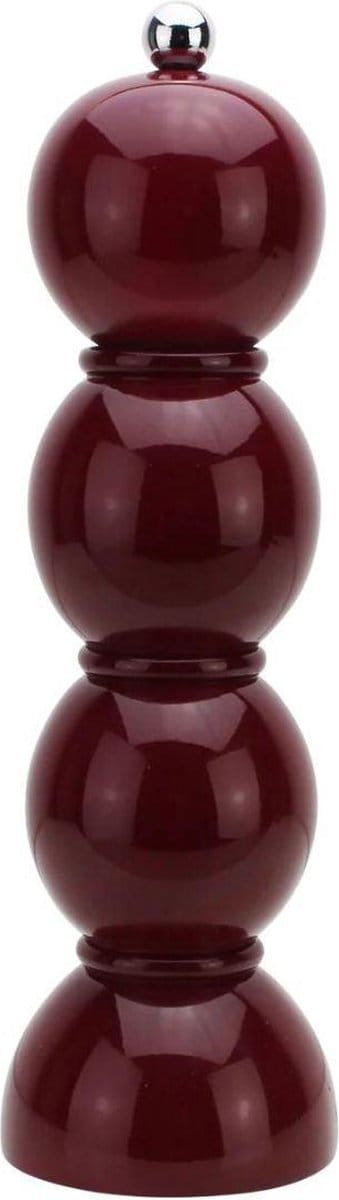 Addison Ross - Peper- en zoutmolen Bobbin Dark Cherry 24cm - Peper en zoutmolen.