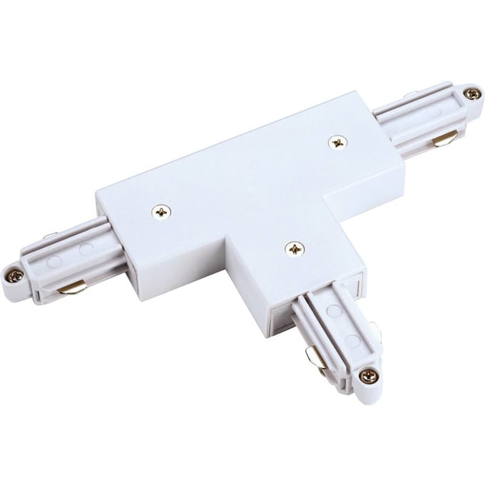 SLV T-connector 1-fase HV railsysteem rechts, wit