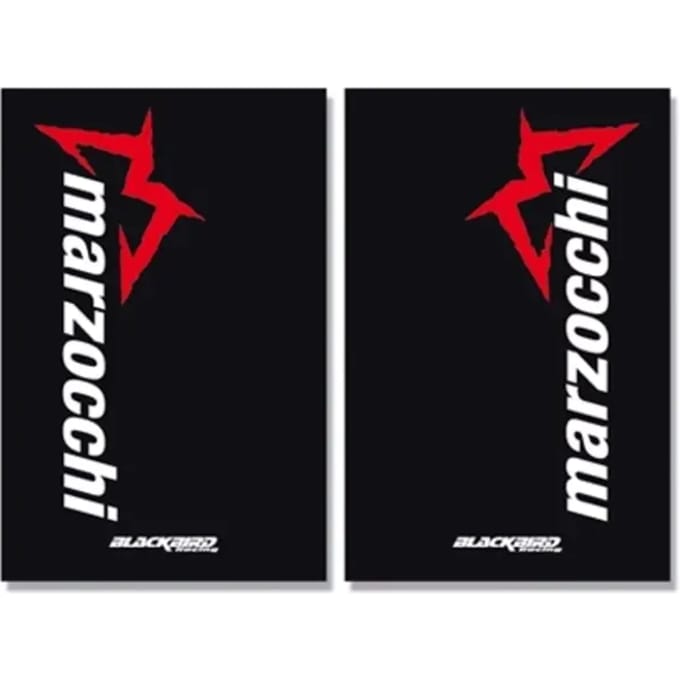Motorcycle Fork Decor Stickers Blackbird Racing Marzocchi