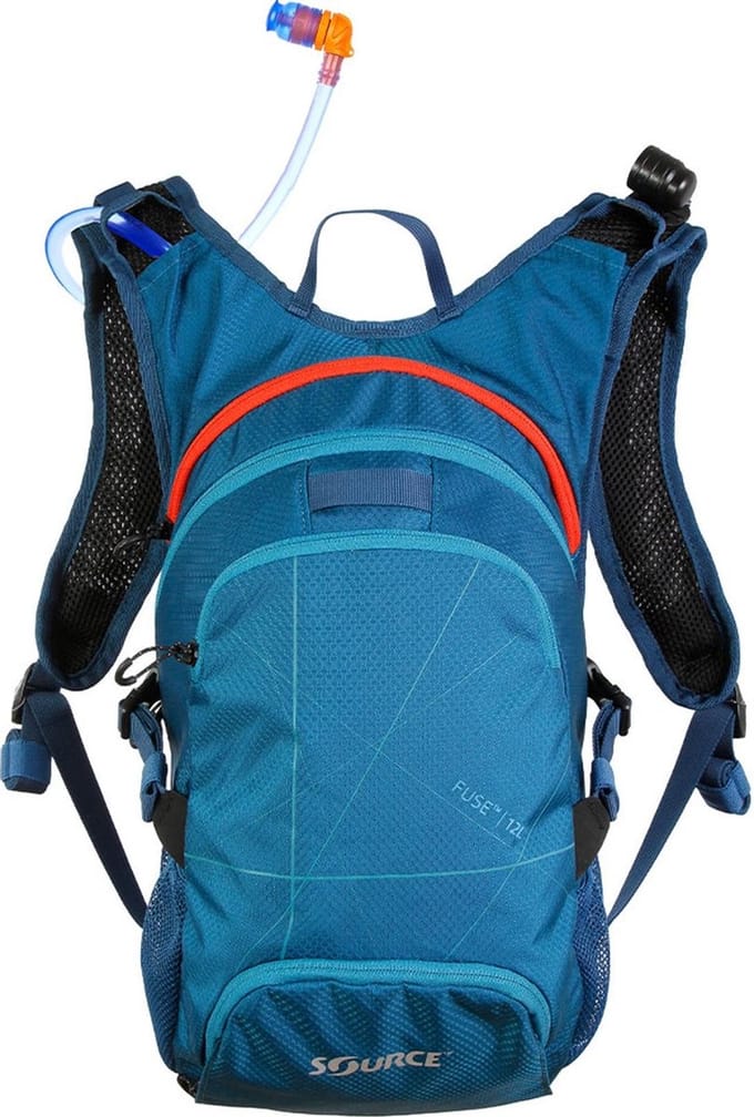 Source hydration pack Fuse 3 + 9 liter rugzak - Atlantic Blue - Blauw