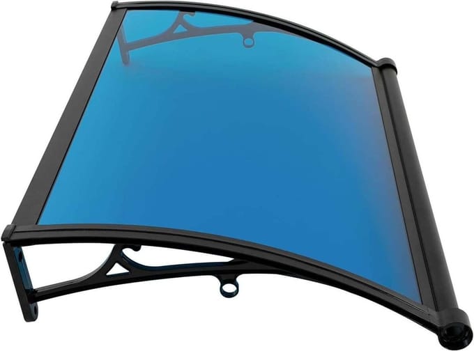 Raam en Deurluifel - Terras Overkapping - Buiten Beschermen - Uv-bestendig Transparant - 08 x 22 m - Transparant