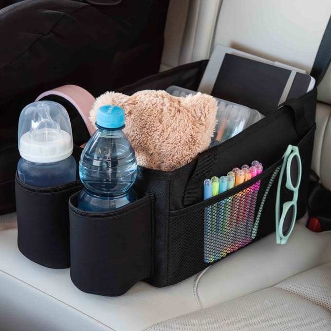 Dooky - Back Seat Basket - Zwart - Auto organizer
