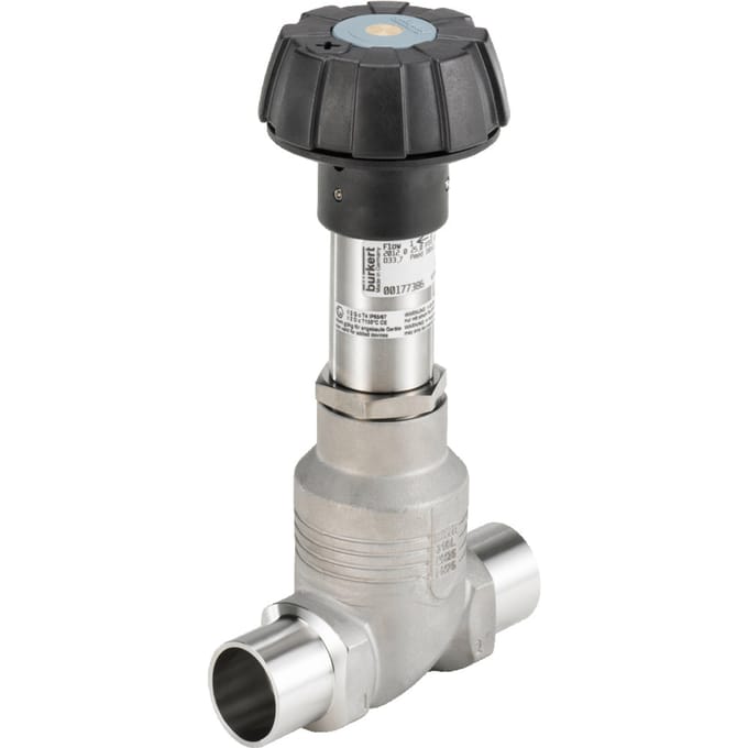 Gelaste Eind DN 80 Handmatig 2-Weg Klepafsluiter RVS - 2012 - 242639