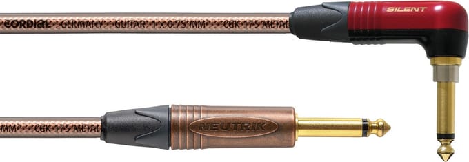 Cordial CSI 6 RP-METAL-SILENT Instrumentenkabel 6 m - Instrumentenkabel