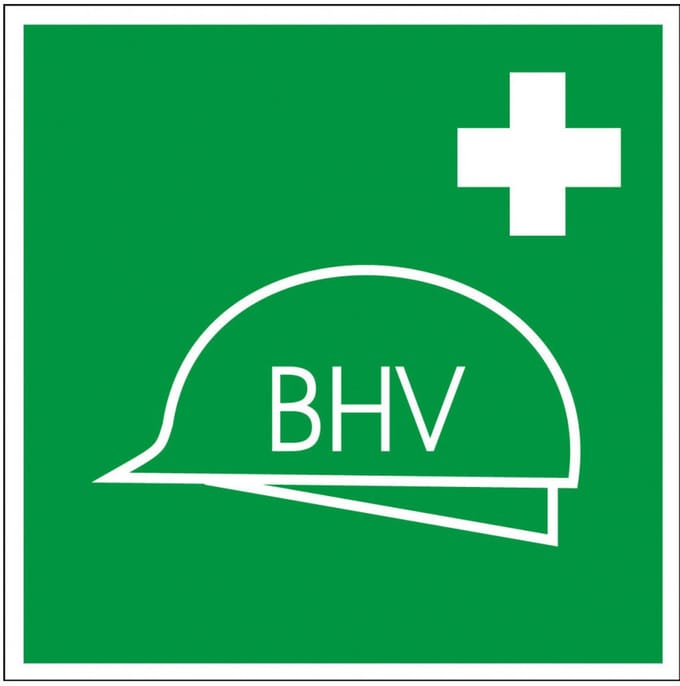 BHV bord - kunststof 150 x 150 mm