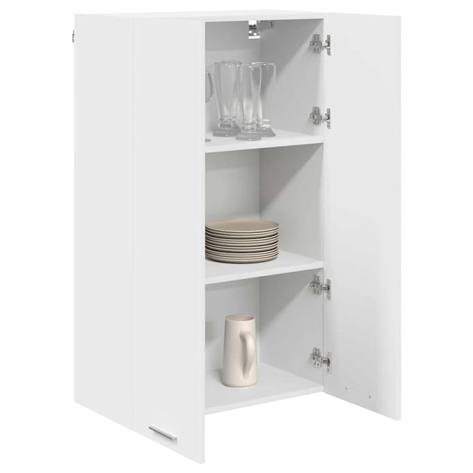vidaXL - Hangkast - Wit - 60 - x - 31 - x - 100 - cm - Bewerkt - hout