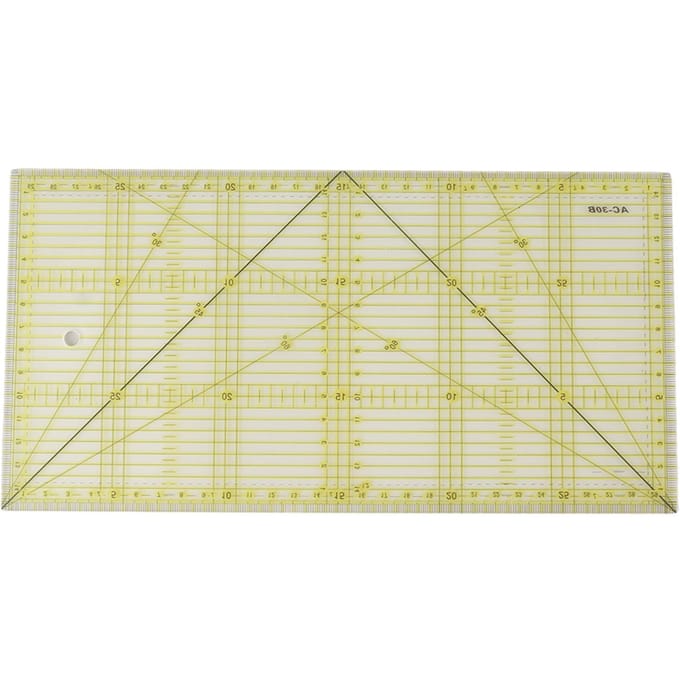 Règle de courtepointe en acrylique, échelle précise, transparente, pour couture, mesure, patchwork