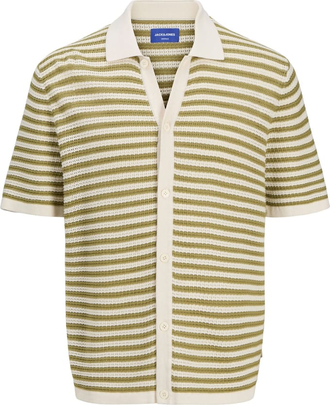 Jack & Jones Gebreide overhemd Gestreept Gebreide overhemd