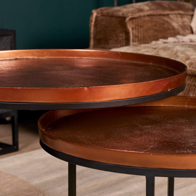Starfurn salontafel clive 70 cm set van 3