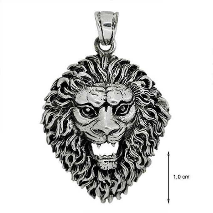 Blinx Jewels Zilveren Hanger Leeuwenhoofd