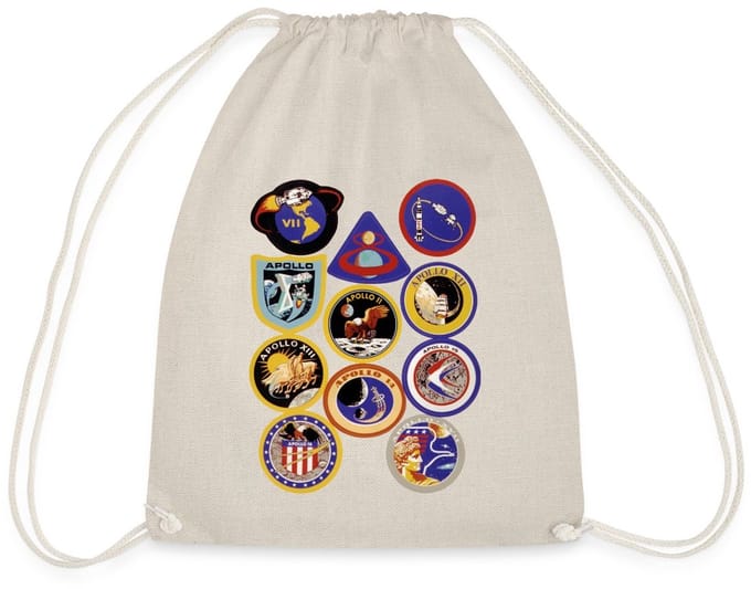 NASA Apollo-missie-insignes Gymtas