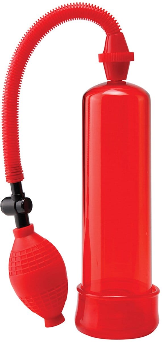 Pipedream Wanachi - Pump Worx - Beginners Power Pump Red - Penispomp - Rood - Ø 60 mm