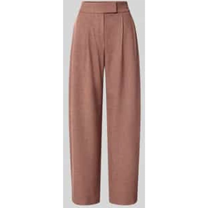 Barrel leg broek met viscose model 'HOLITTA'