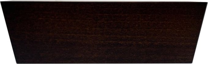 FLE - Meubelpoot bruin vierkant 16 bij 4,5 cm en hoogte 5 cm van massief hout