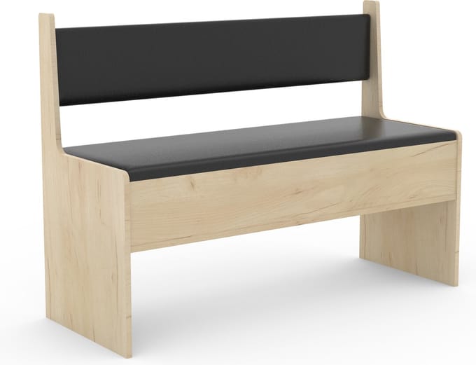Houten hoekbank Bank met commode Esal breedte 110 cm