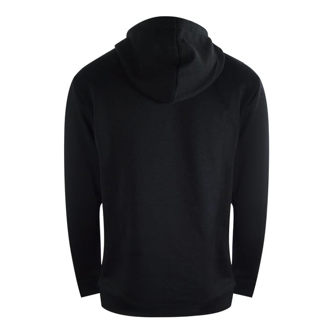 Love Moschino Effen Logo Zwarte Hoodie