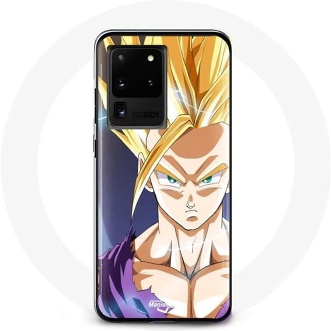 Hoesje voor Samsung Galaxy S20 Ultra Manga Dragon Ball Goku Angry Face