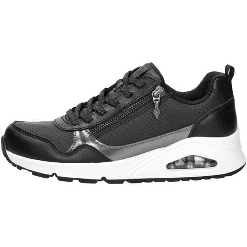Skechers UNO- METALLIC SLIDERS Dames Sneakers - Zwart