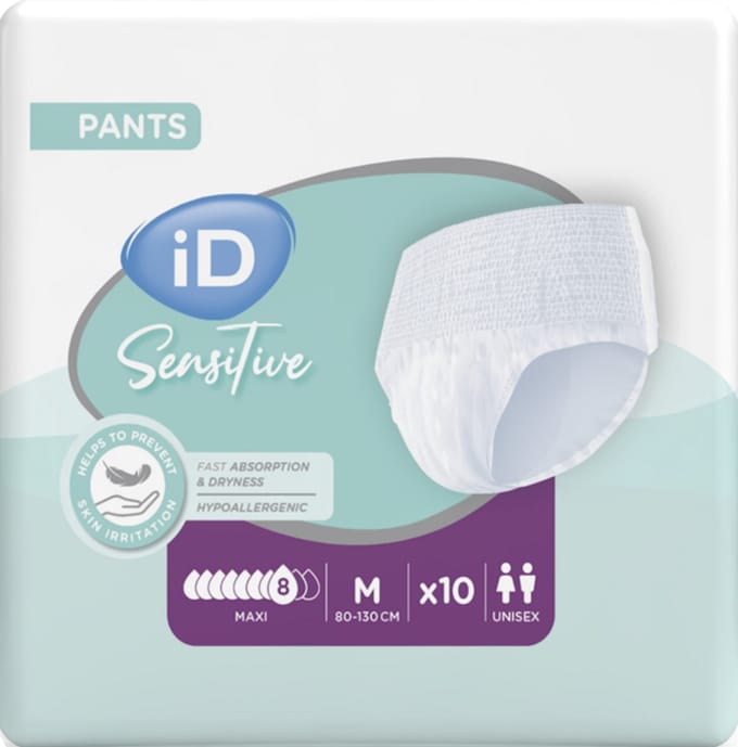 iD Sensitive Pants Maxi Medium - 1 pak van 10 stuks