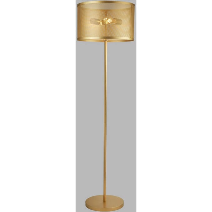 Searchlight Vloerlamp Fishnet, goud