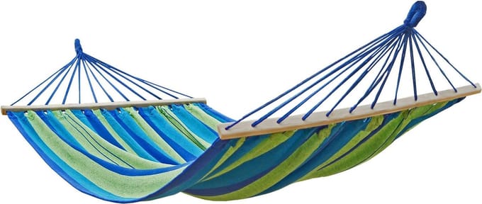 Potenza - 2 persoons hangmat met spreidstok - incl. ophangset
