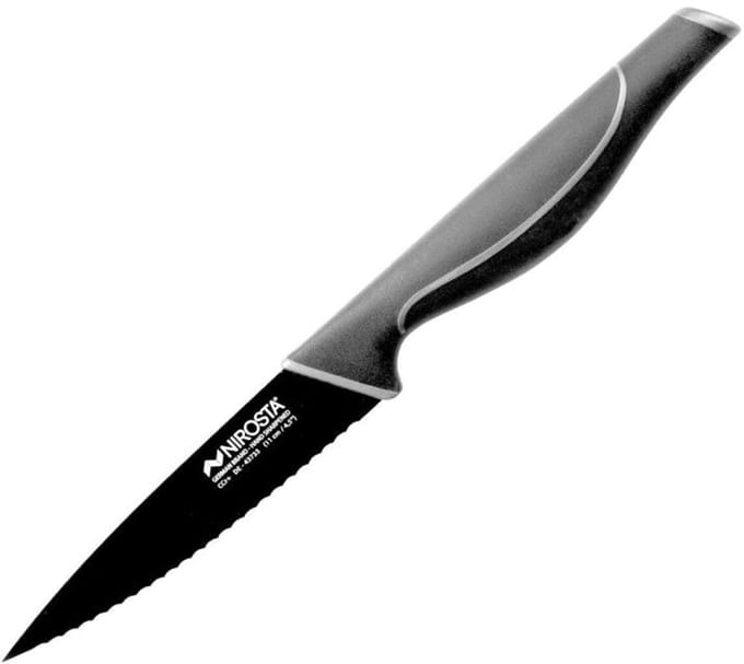 Keukenmes met kartel Nirosta Black Edition
