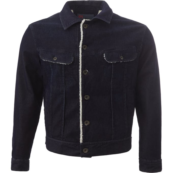 Velvet jacket met binnenkant pele Lardini