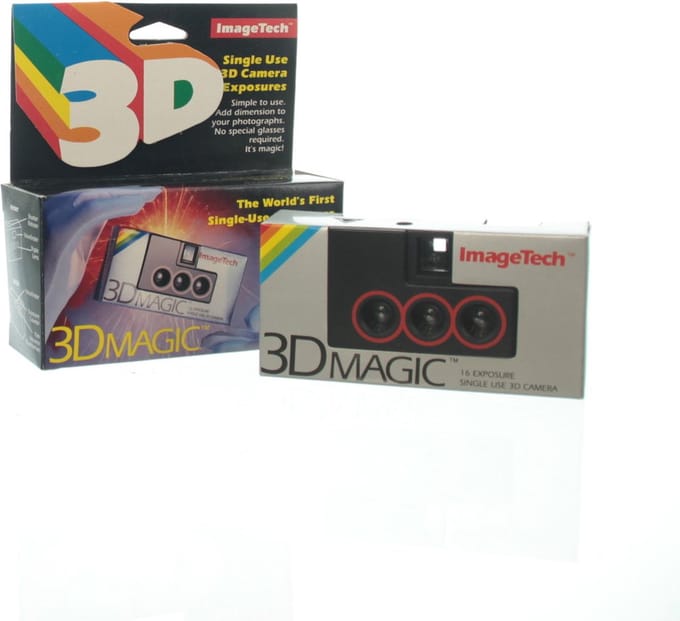 Expred 3Dmagic wegwerp 3D camera 1995