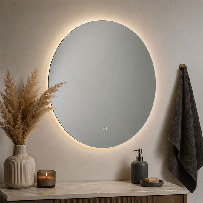 Milton & Oldbrook Wandspiegel met Verlichting Ø 100 cm Colmar