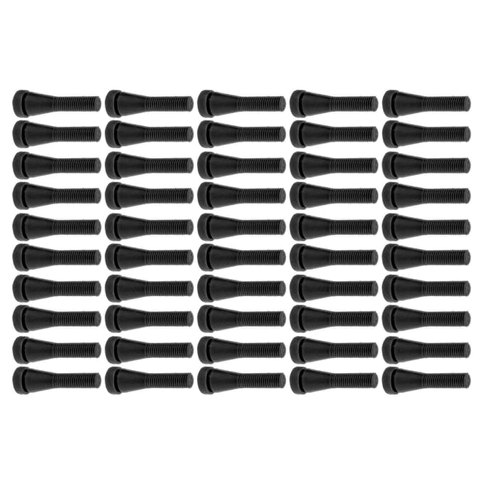 50 Stuks Pluimvee Plukvingers Rubber Haarverwijderingsstok Plukker voor Kip Eend Type 1 black