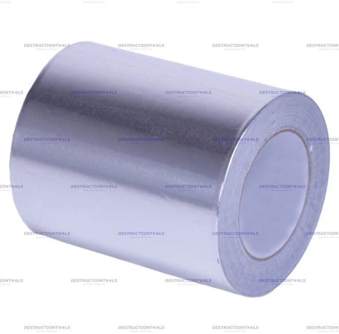 4 rollen 50M x 150mm (200M) aluminium (HVAC) tape (50mic)