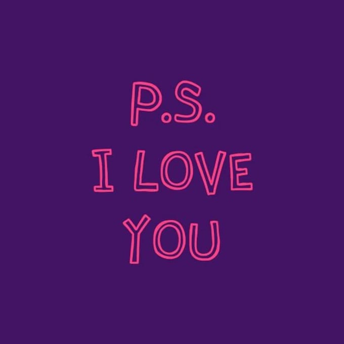 Homebound - Spreuktegel - P.S. I love you