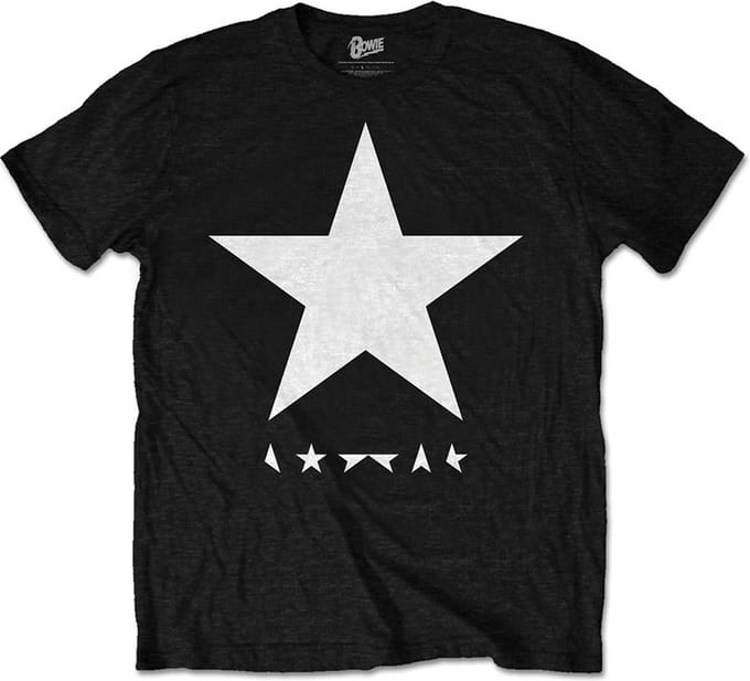 David Bowie - Blackstar Heren T-shirt - S - Zwart