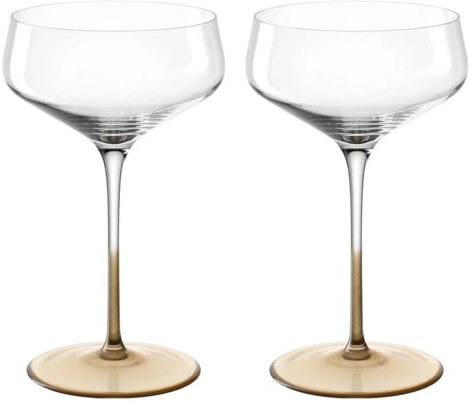 Champagneglas Goud 350 ml 2 Stuks