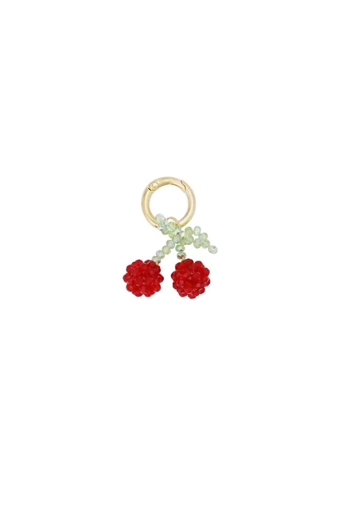 Cherry charm hanger - Kristal en Alloy - yehwang