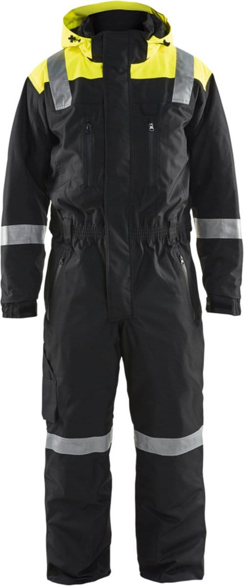 Blaklader Winteroverall 6787-1977 - Zwart/High Vis Geel - D96