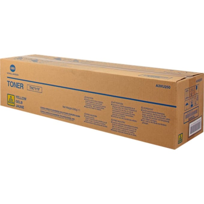 Konica Minolta TN-711Y (A3VU250) toner cartridge geel (origineel)