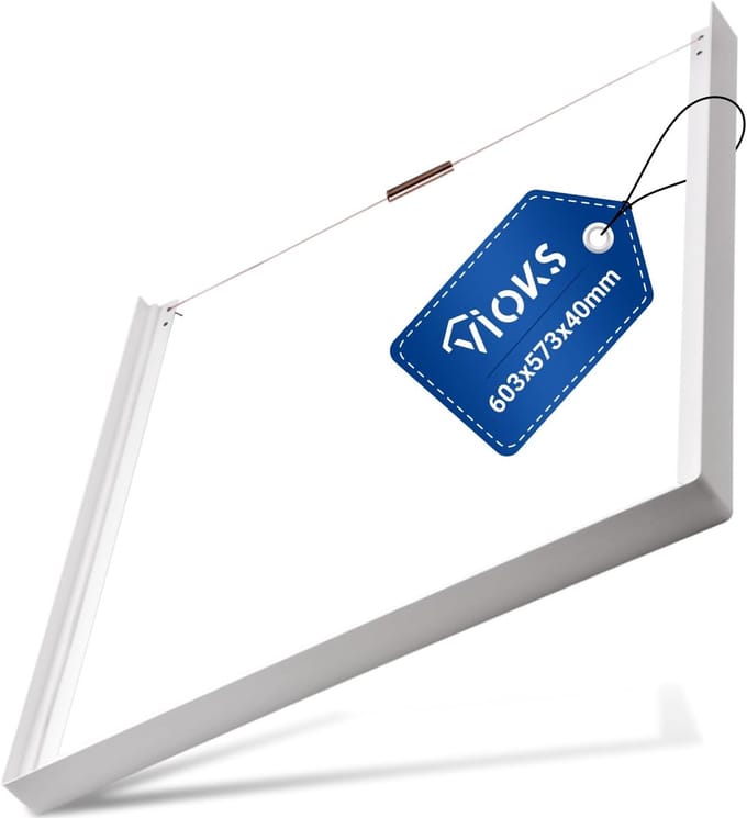 Tussenbouwframe Wasdroger - Verbindingsframe Stapelkit - Ruimte Besparen - Eenvoudige Installatie - 60cm Breed - Wit