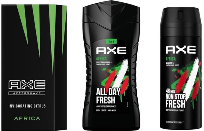 AXE Africa - SET - After Shave / Deo Spray / Douchegel
