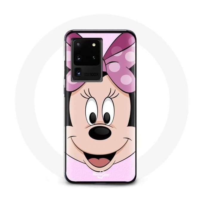Hoesje voor Samsung Galaxy S20 Ultra Minnie Mouse Cartoon Roze