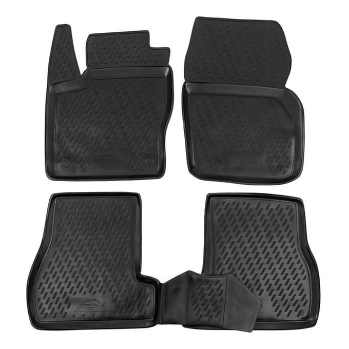 J&amp;J AUTOMOTIVE | Tapis De Sol En Caoutchouc 3D Exclusive Pour Ford Focus 3 2010-2018 zwart