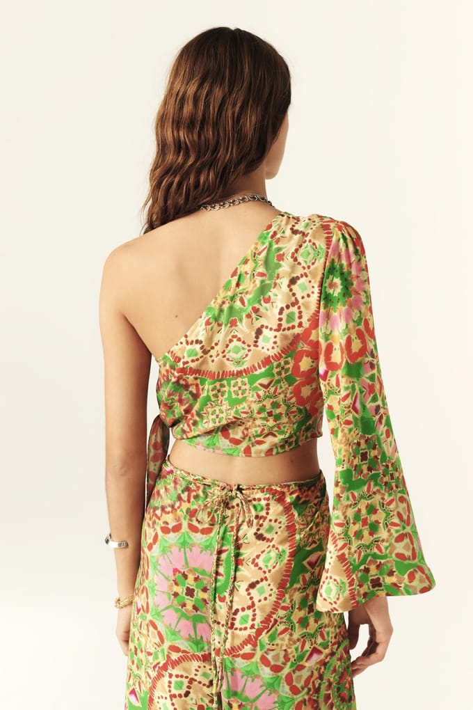 BA&SH Long Sleeves Top Vert Maat: S | Longsleeves Outlet | Dames | Groen